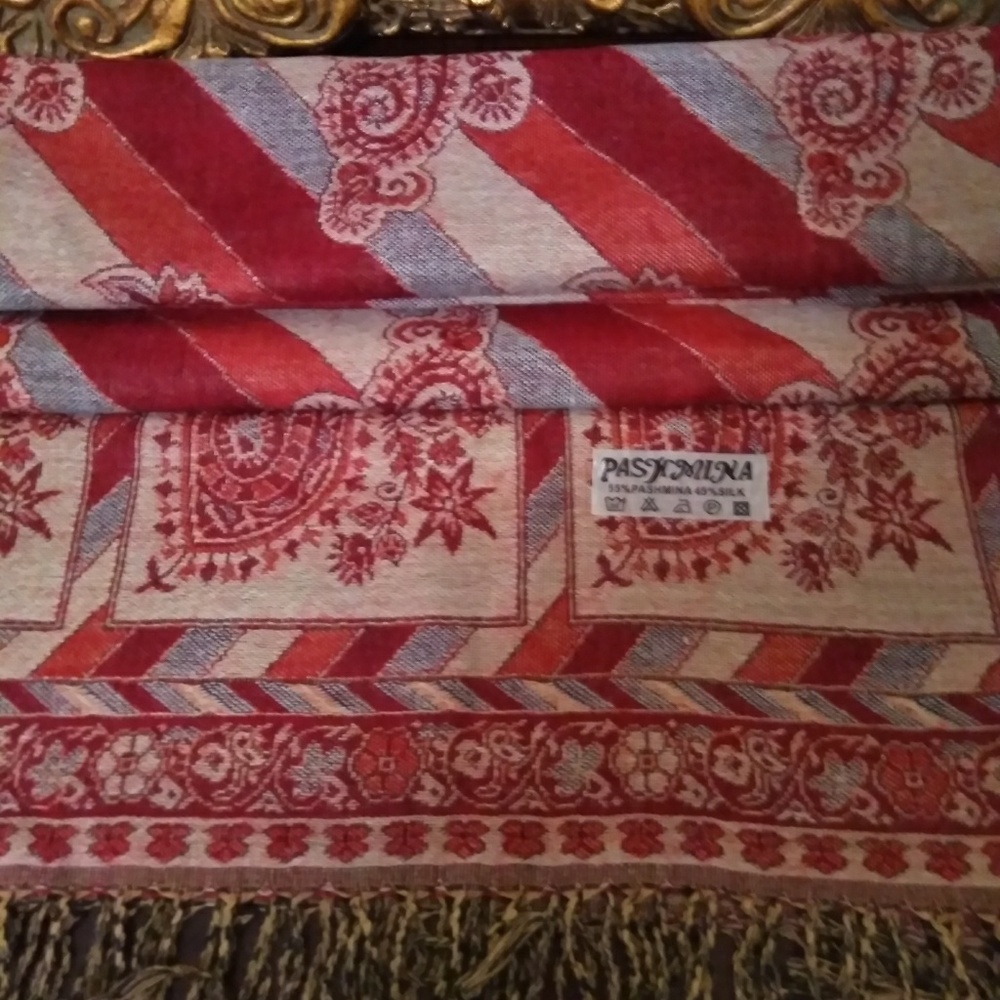 Pashmina & Silk Scarf